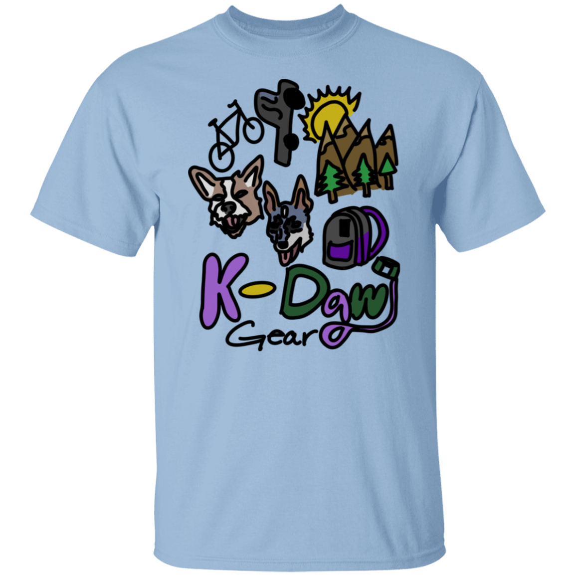 K-Dawg Gear Logo 5.3 oz. T-Shirt