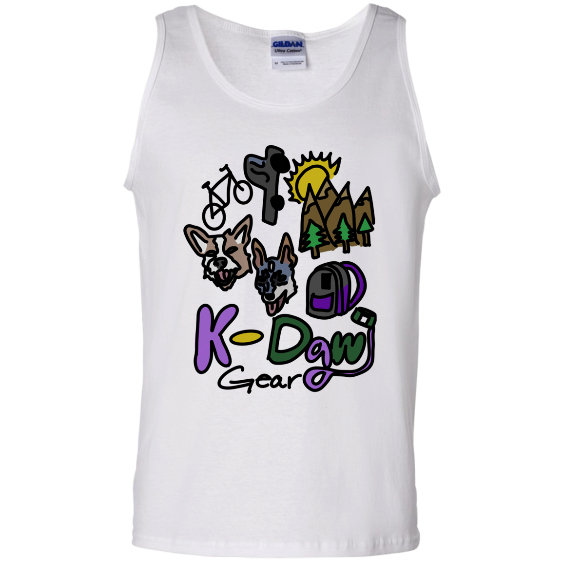 K-Dawg Logo 100% Cotton Tank Top