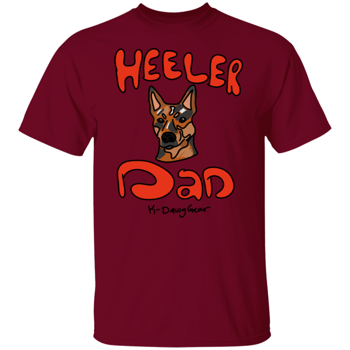 Red Heeler Dad - 5.3 oz. T-Shirt