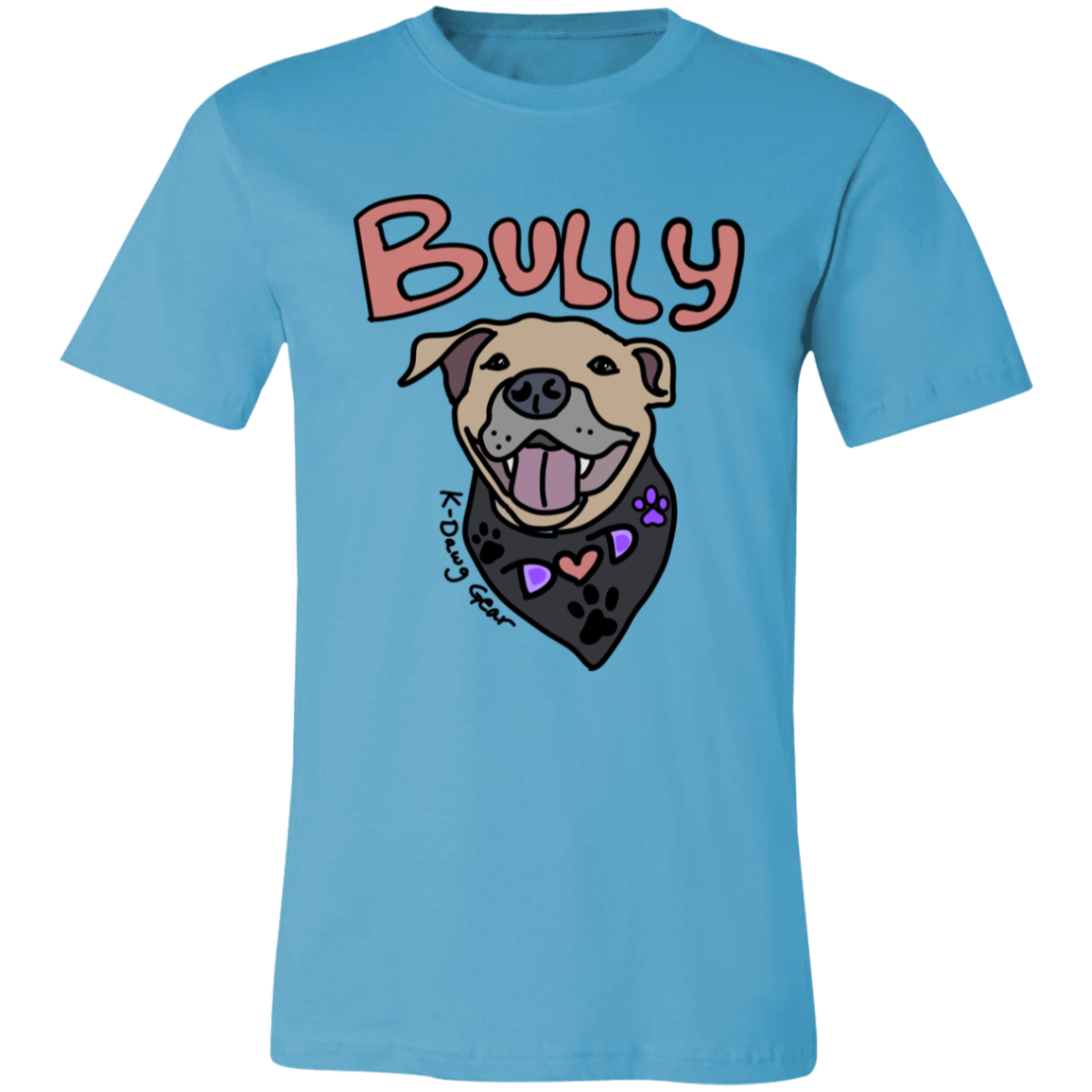 Bully Dog Dad Unisex Jersey Short-Sleeve T-Shirt