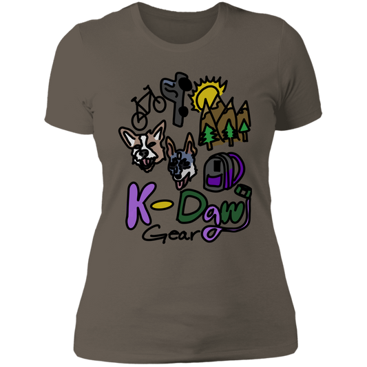 KDawg Gear Logo Ladies' Boyfriend T-Shirt