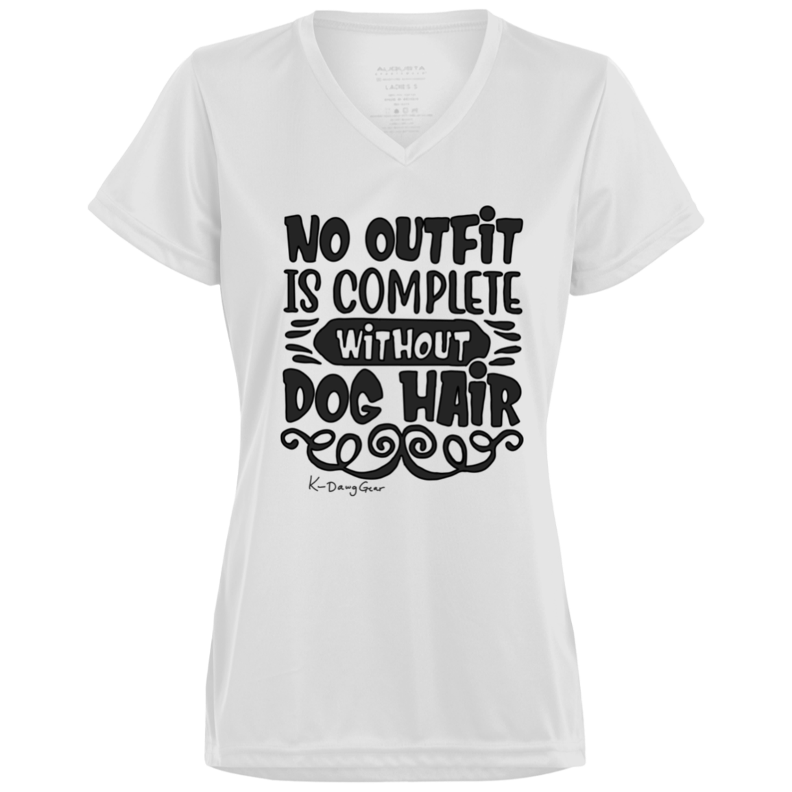 Dog Hair - Ladies’ Moisture-Wicking V-Neck Tee