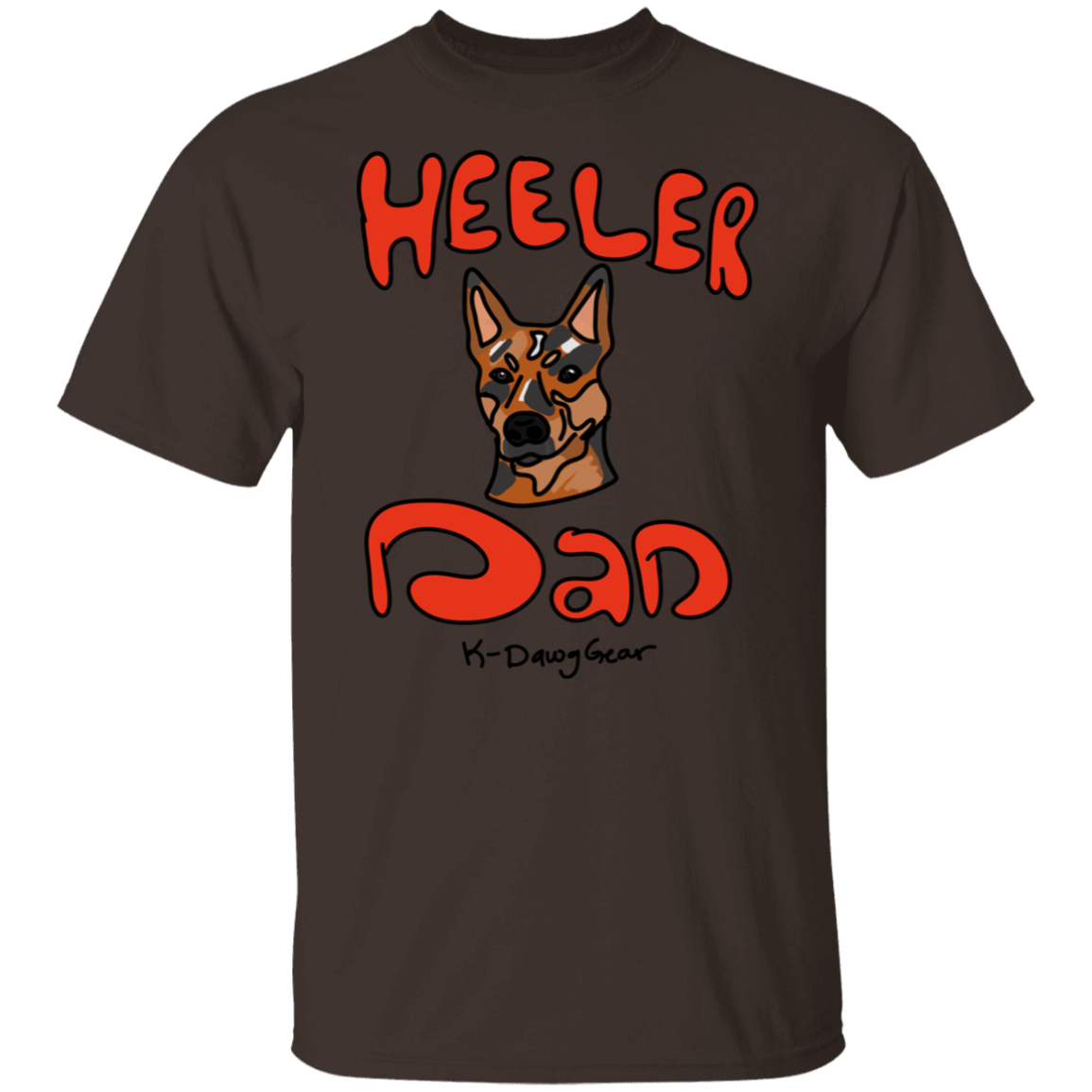 Red Heeler Dad - 5.3 oz. T-Shirt