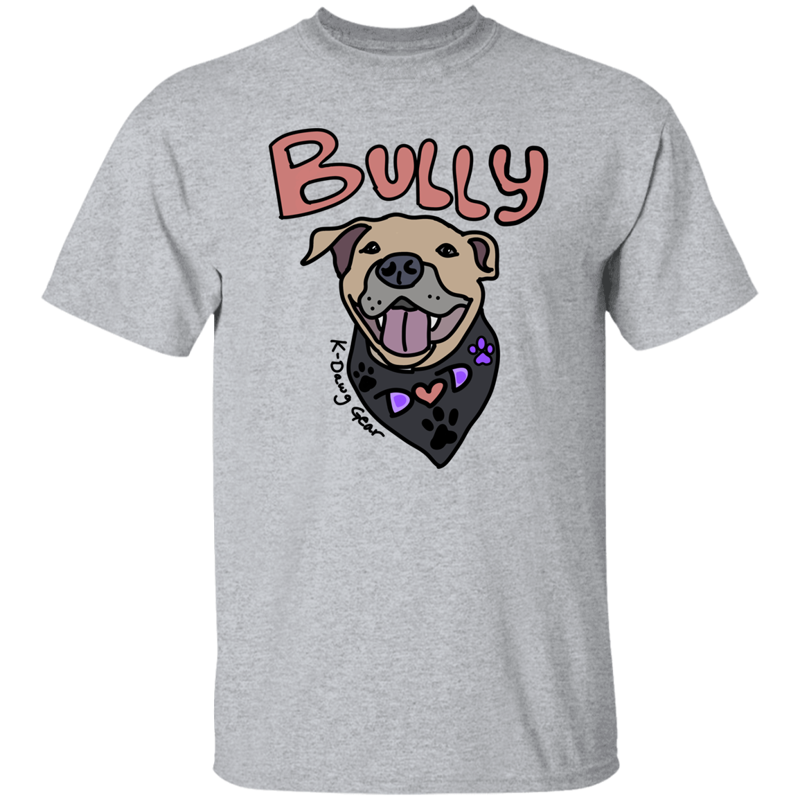 Bully Dog Dad - 5.3 oz. T-Shirt