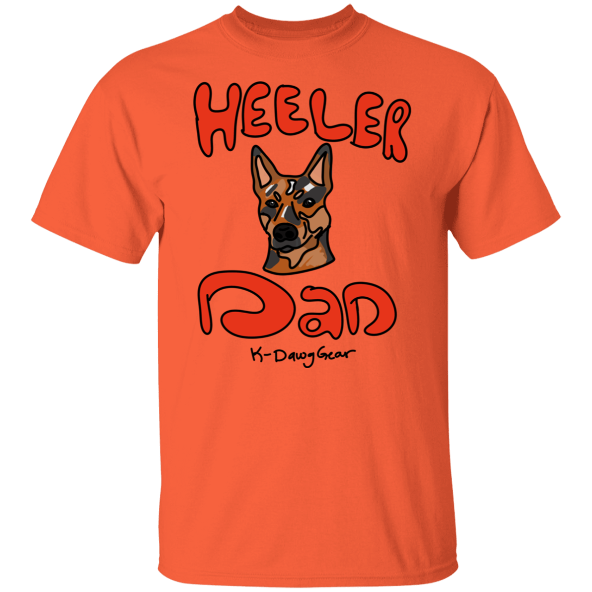 Red Heeler Dad - 5.3 oz. T-Shirt