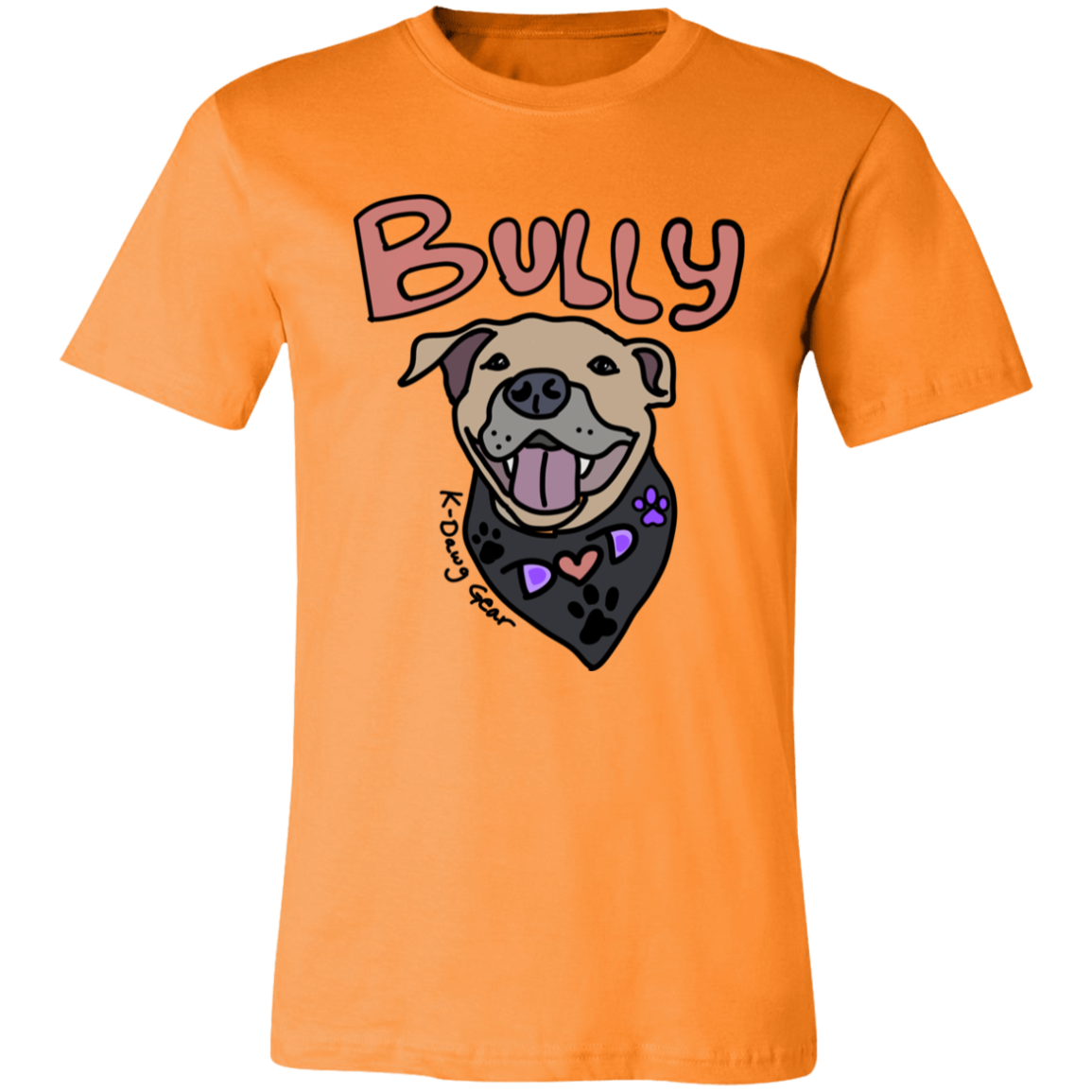 Bully Dog Dad Unisex Jersey Short-Sleeve T-Shirt