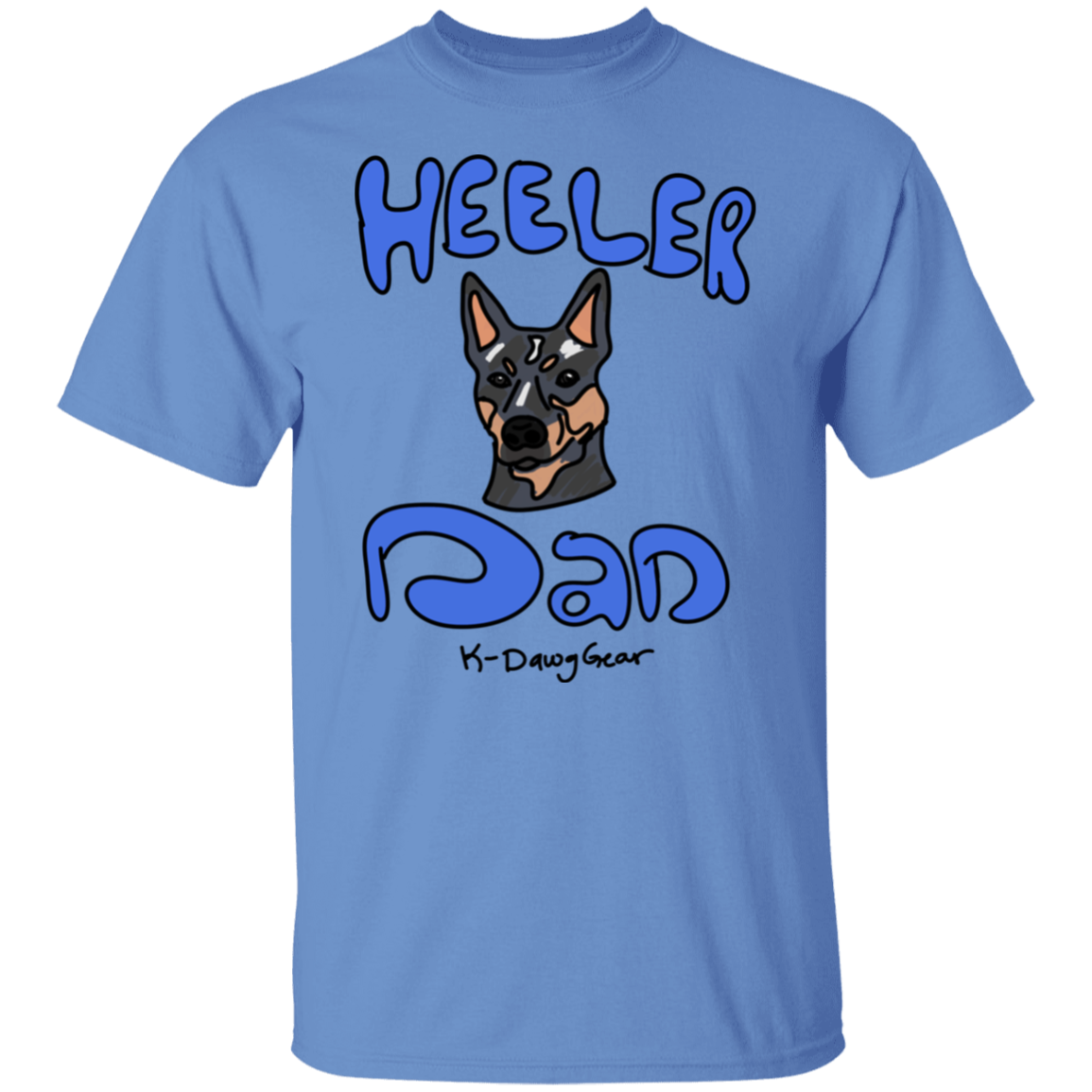 Blue Heeler Dad  5.3 oz. T-Shirt