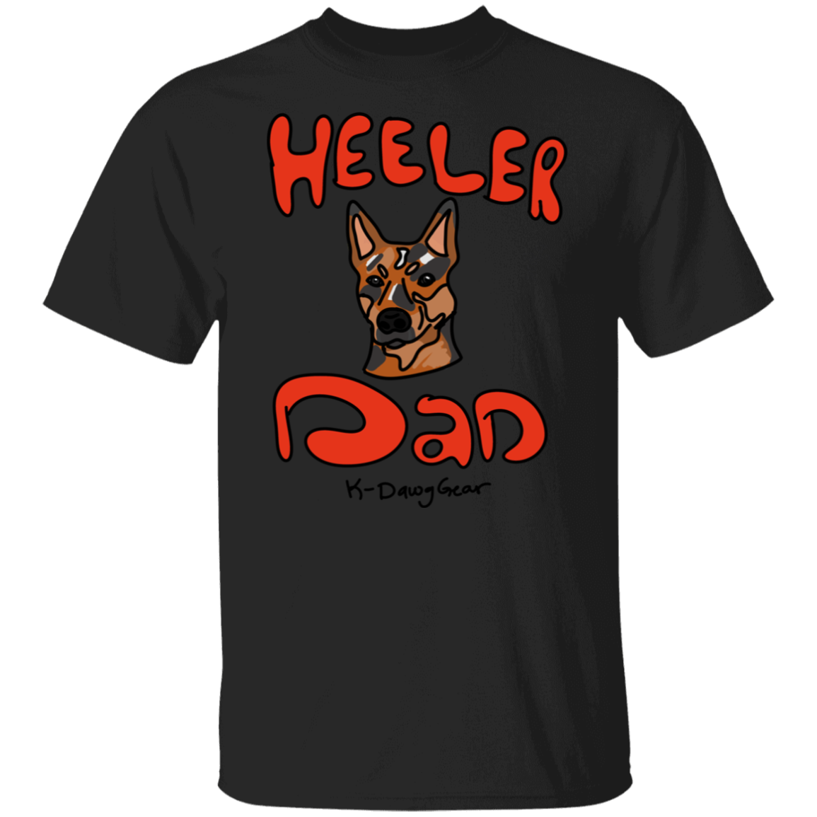 Red Heeler Dad - 5.3 oz. T-Shirt