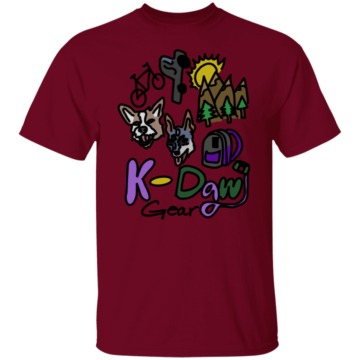 K-Dawg Gear Logo 5.3 oz. T-Shirt