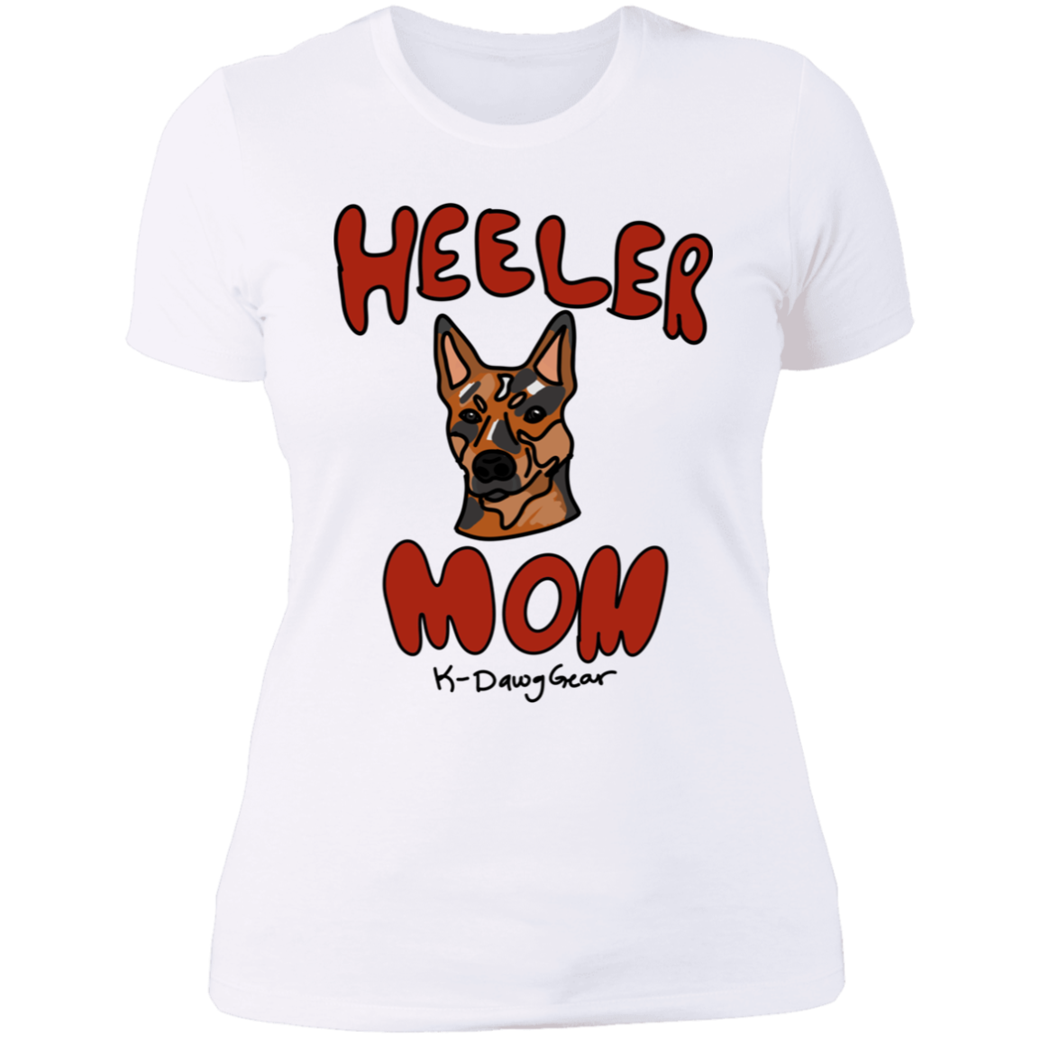 Red Heeler Ladies' Boyfriend T-Shirt