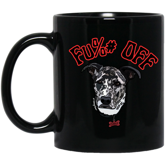 Cali's Fu%# OFF 11 oz. Black Mug