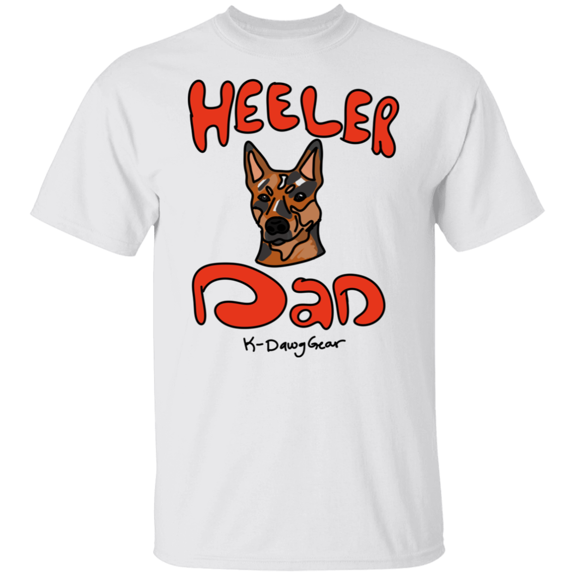 Red Heeler Dad - 5.3 oz. T-Shirt