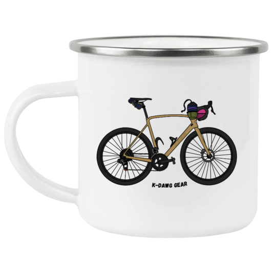 Gravel Bike Camping Mug - Cons Bike