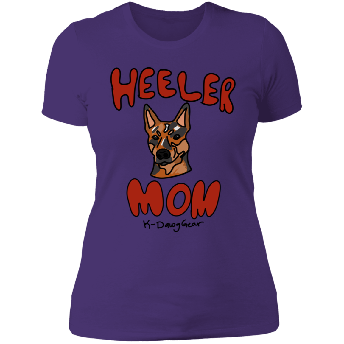 Red Heeler Ladies' Boyfriend T-Shirt