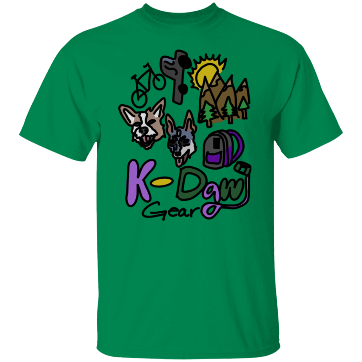 K-Dawg Gear Logo 5.3 oz. T-Shirt