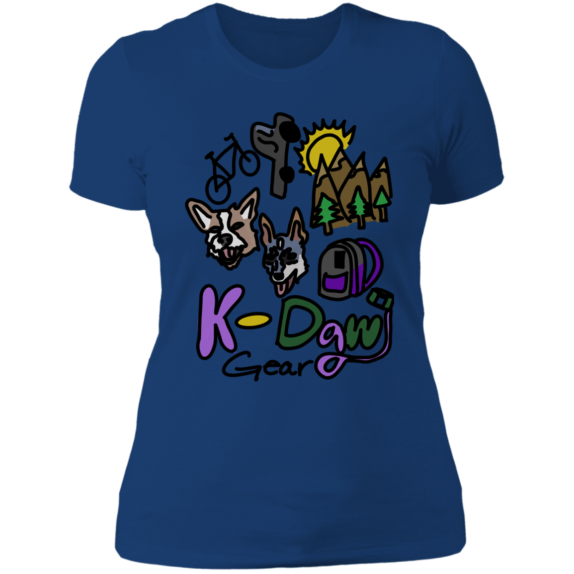 KDawg Gear Logo Ladies' Boyfriend T-Shirt