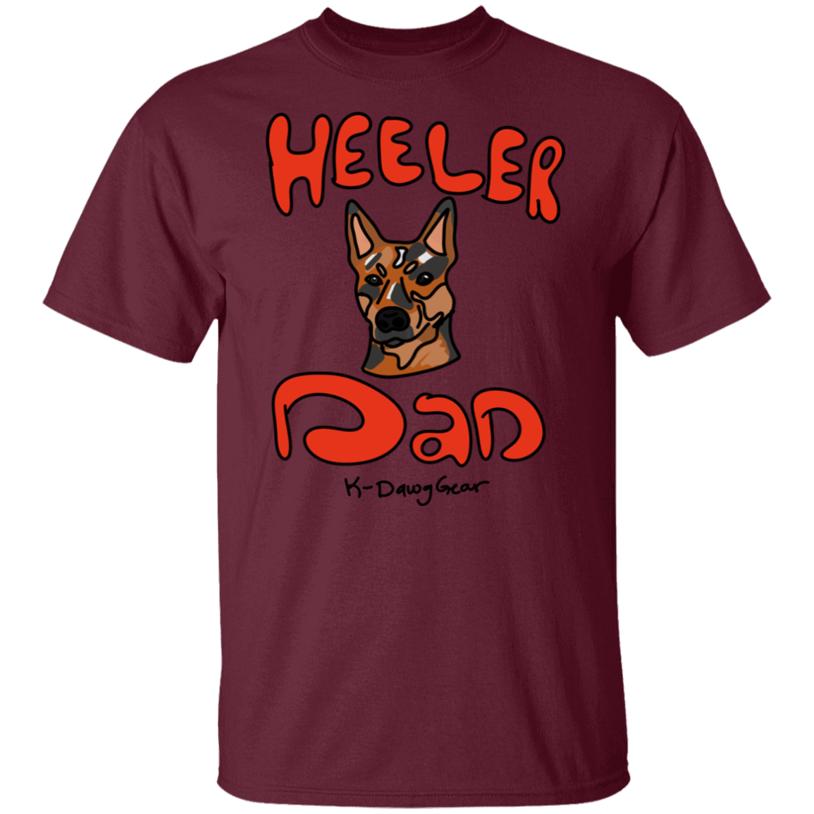 Red Heeler Dad - 5.3 oz. T-Shirt