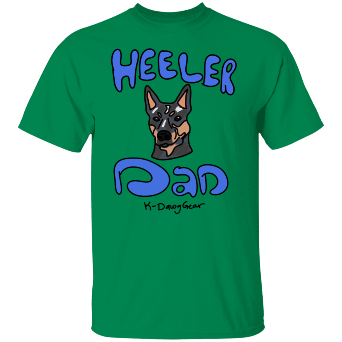 Blue Heeler Dad  5.3 oz. T-Shirt