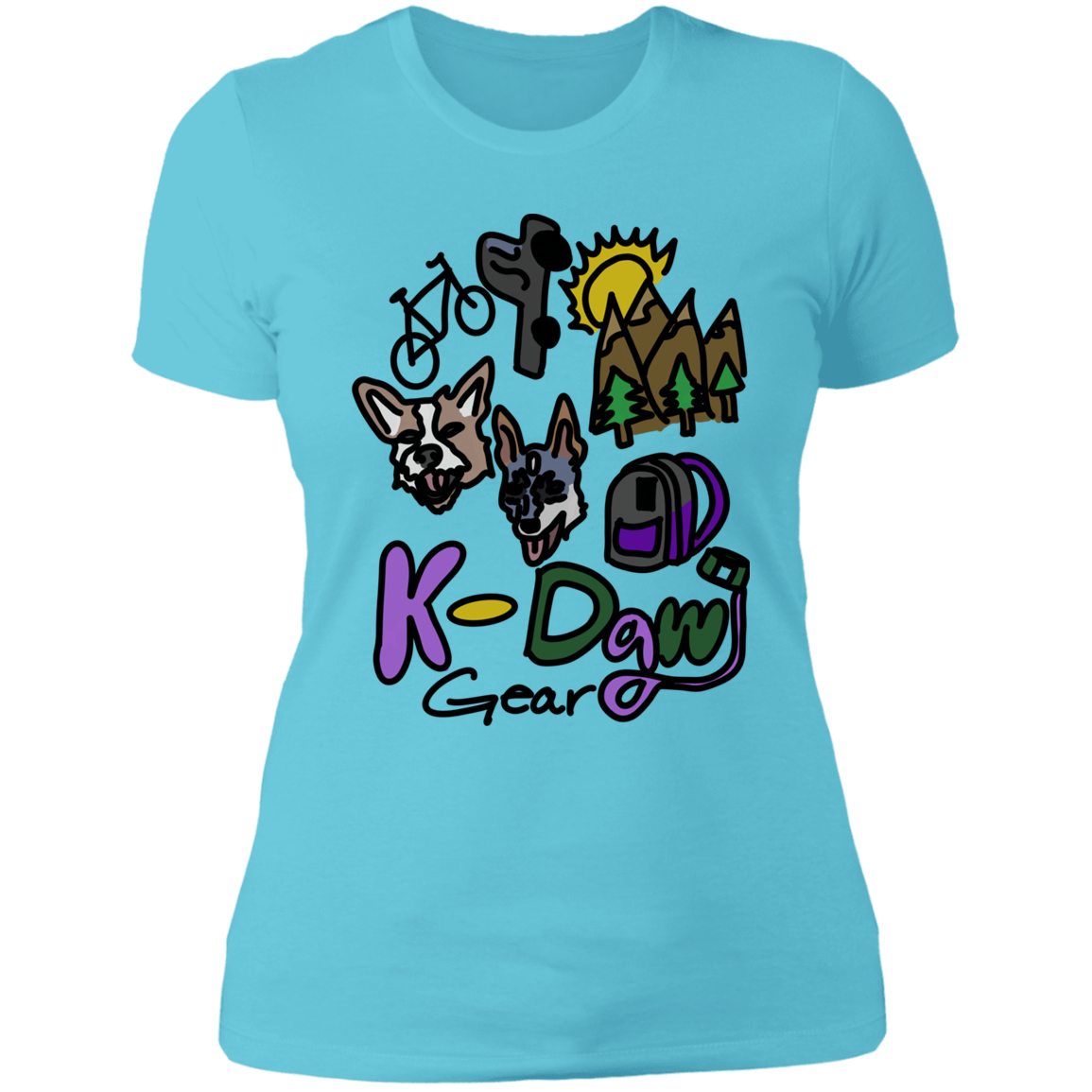 KDawg Gear Logo Ladies' Boyfriend T-Shirt