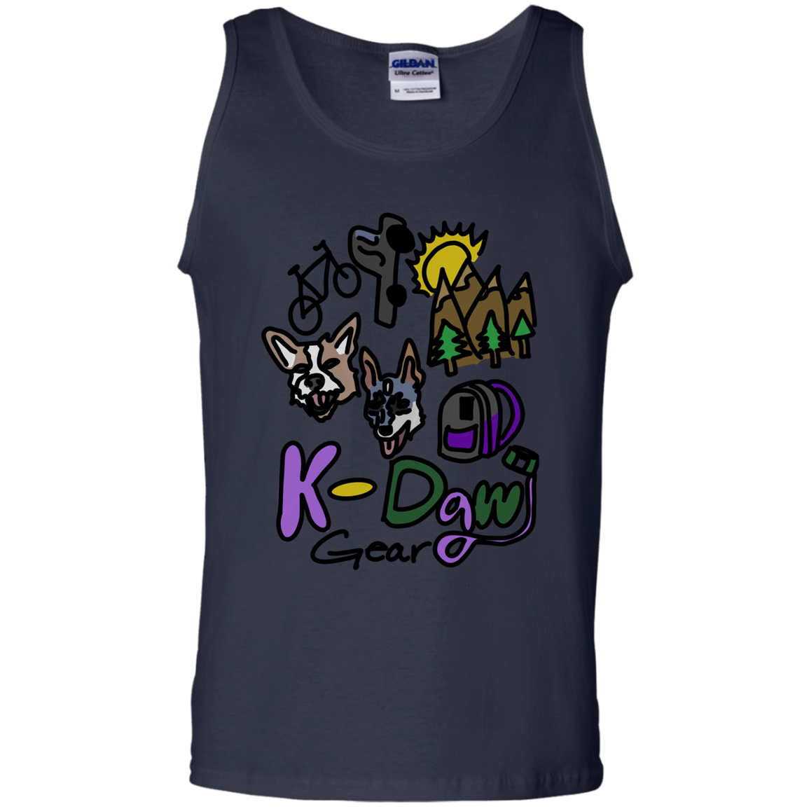 K-Dawg Logo 100% Cotton Tank Top