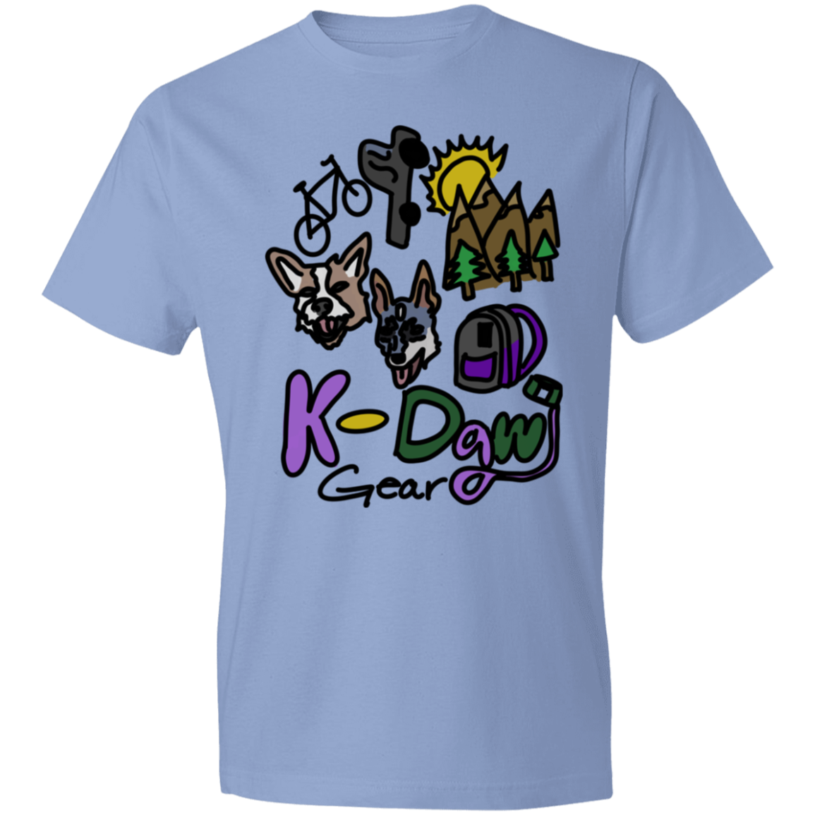 K-Dawg Gear Logo Lightweight T-Shirt 4.5 oz