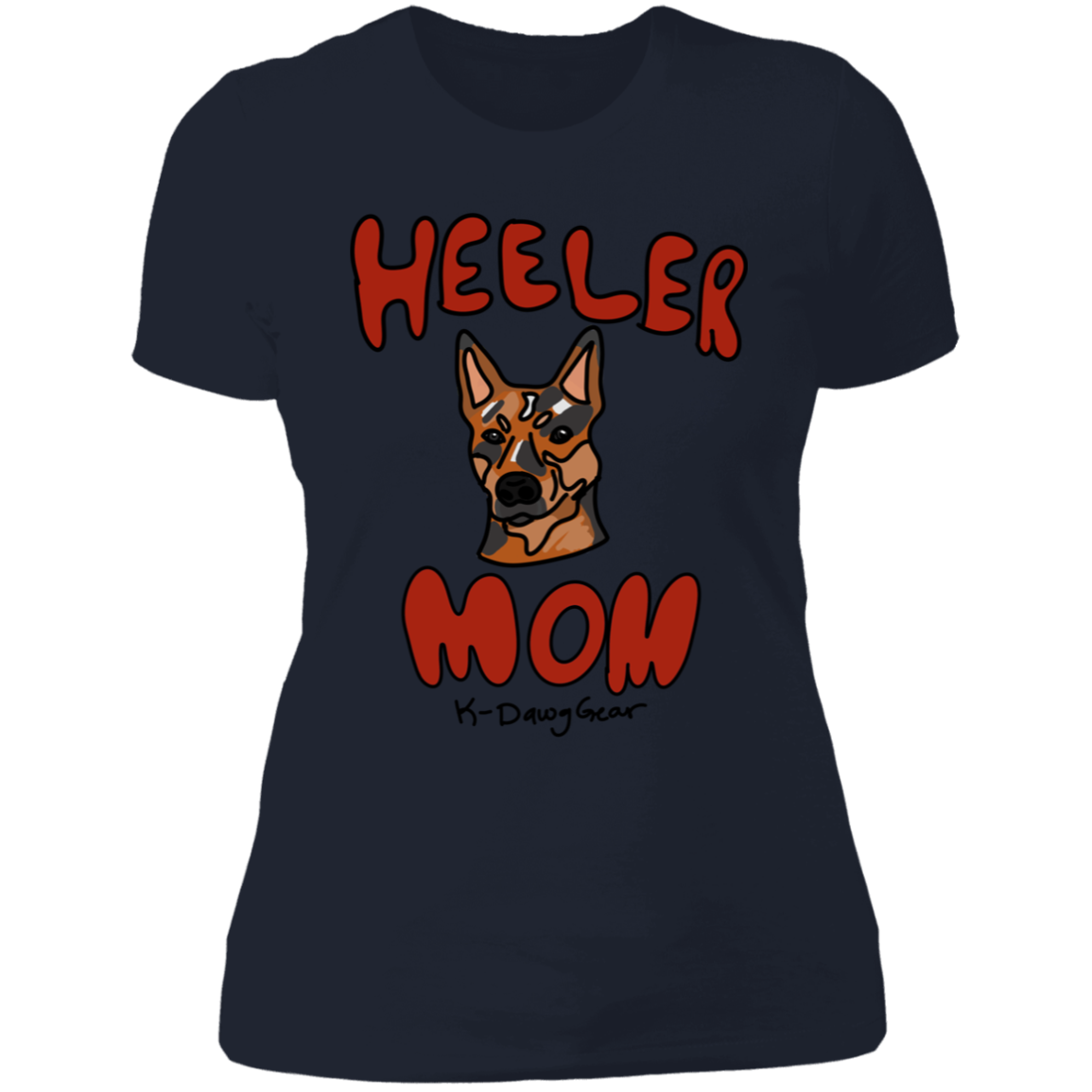 Red Heeler Ladies' Boyfriend T-Shirt