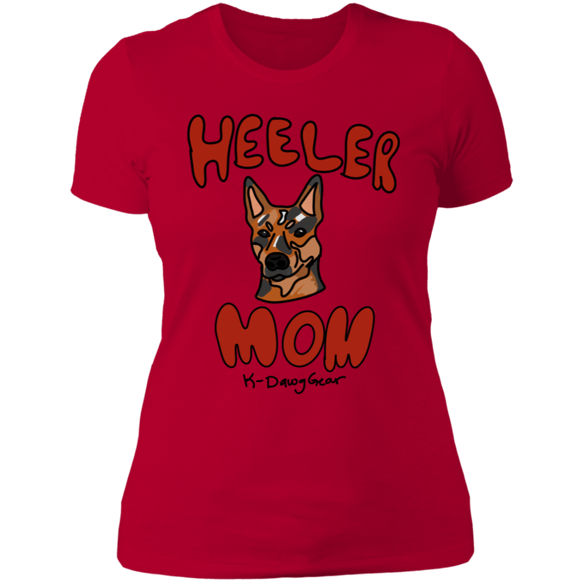 Red Heeler Ladies' Boyfriend T-Shirt