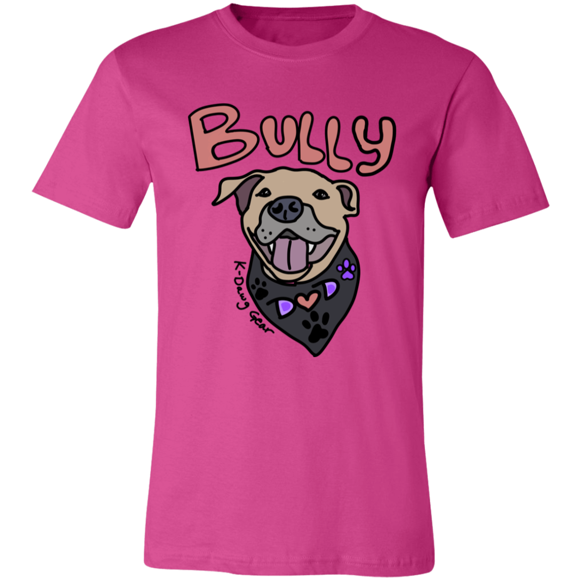 Bully Dog Dad Unisex Jersey Short-Sleeve T-Shirt