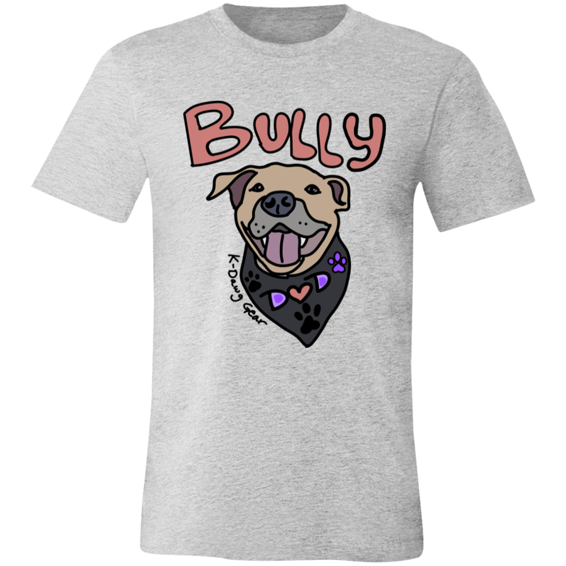 Bully Dog Dad Unisex Jersey Short-Sleeve T-Shirt