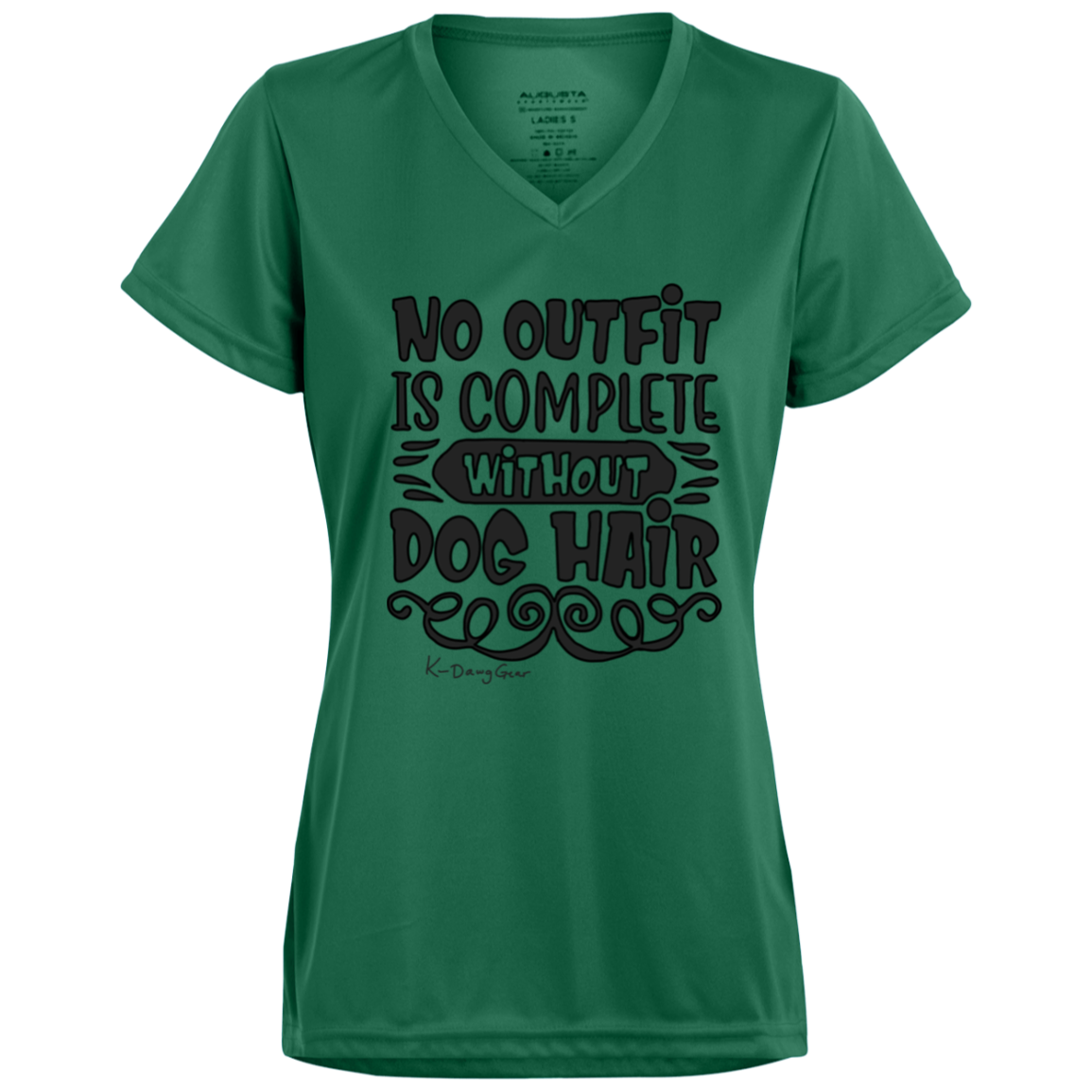 Dog Hair - Ladies’ Moisture-Wicking V-Neck Tee