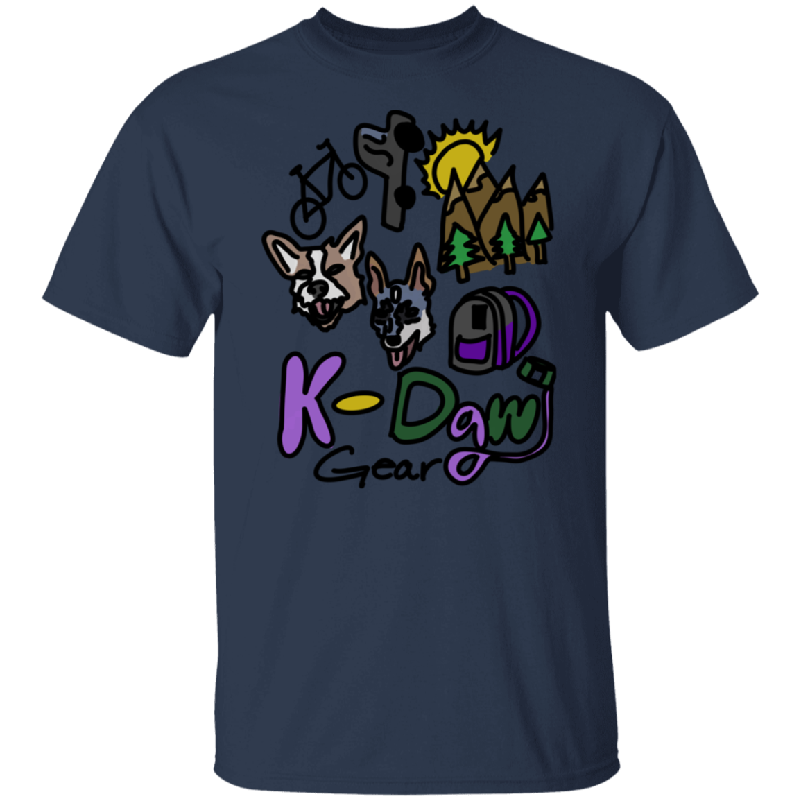 K-Dawg Gear Logo 5.3 oz. T-Shirt