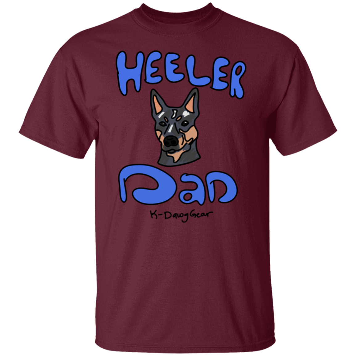 Blue Heeler Dad  5.3 oz. T-Shirt