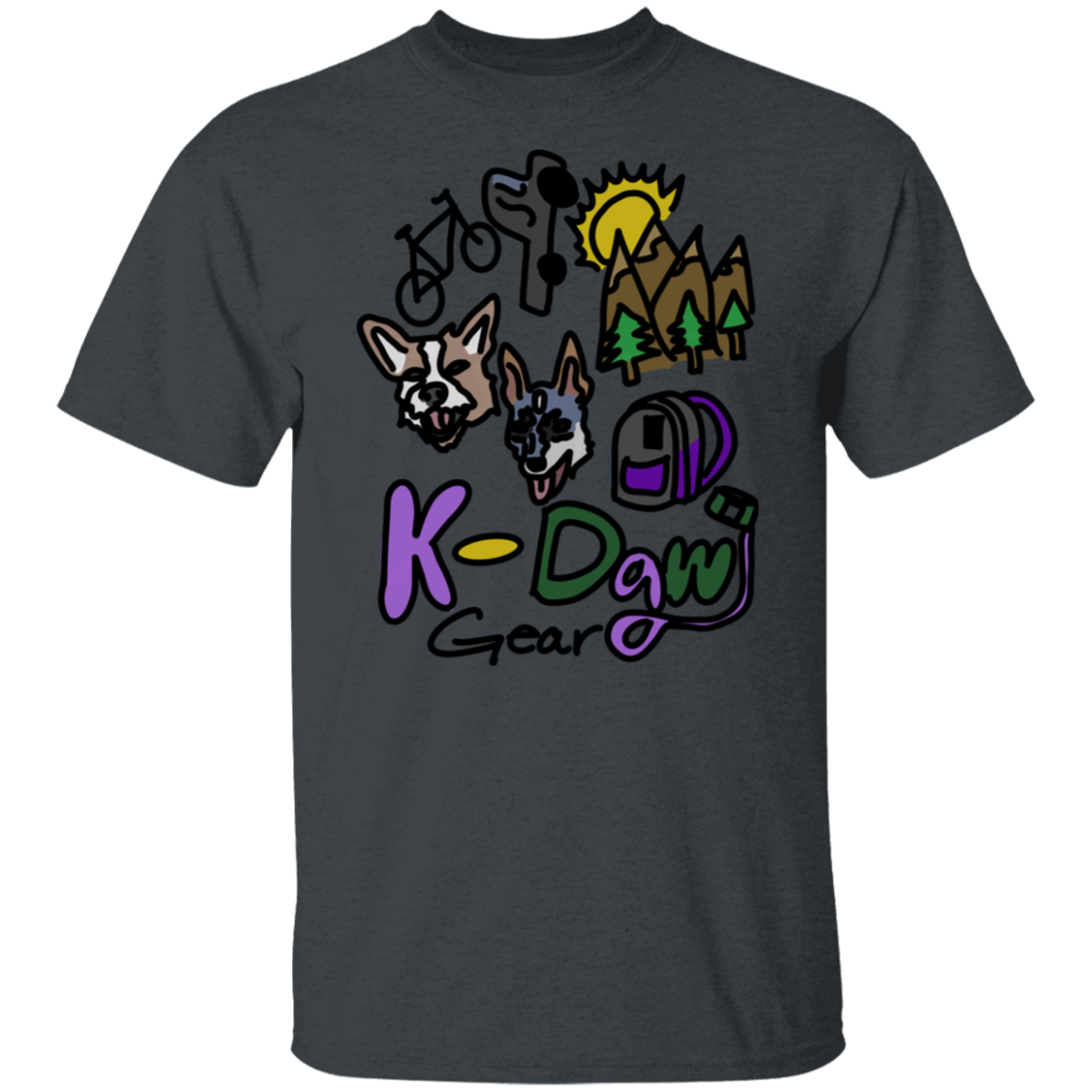 K-Dawg Gear Logo 5.3 oz. T-Shirt