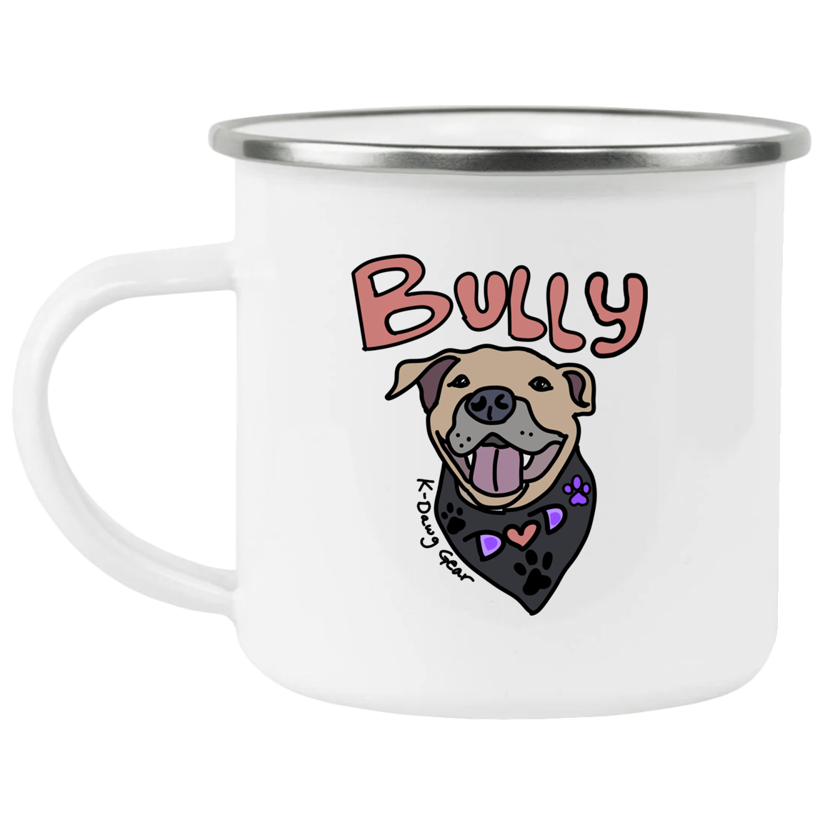 Bully Dad - Enamel Camping Mug