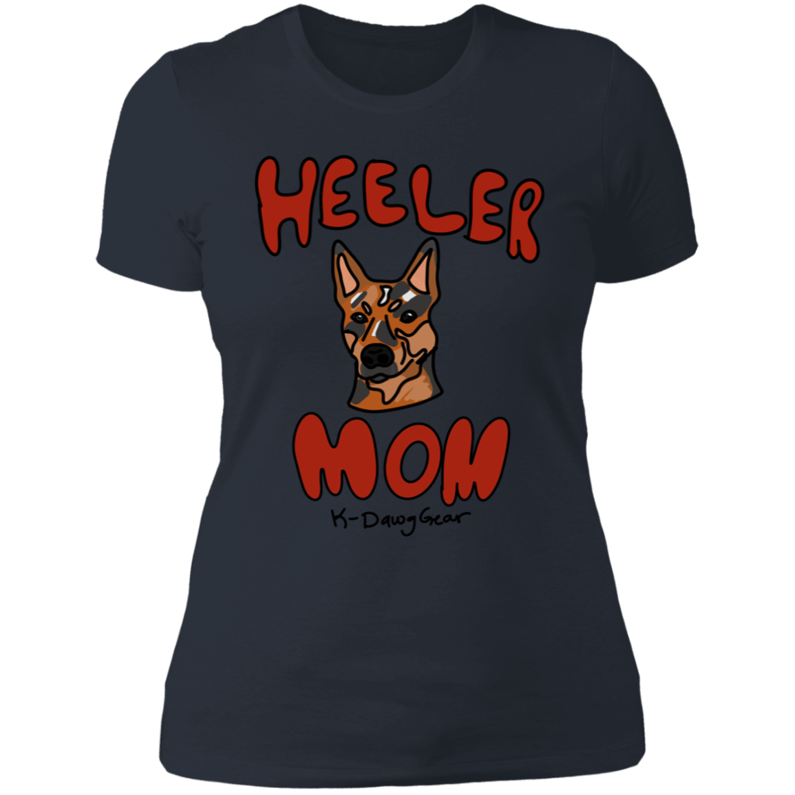 Red Heeler Ladies' Boyfriend T-Shirt