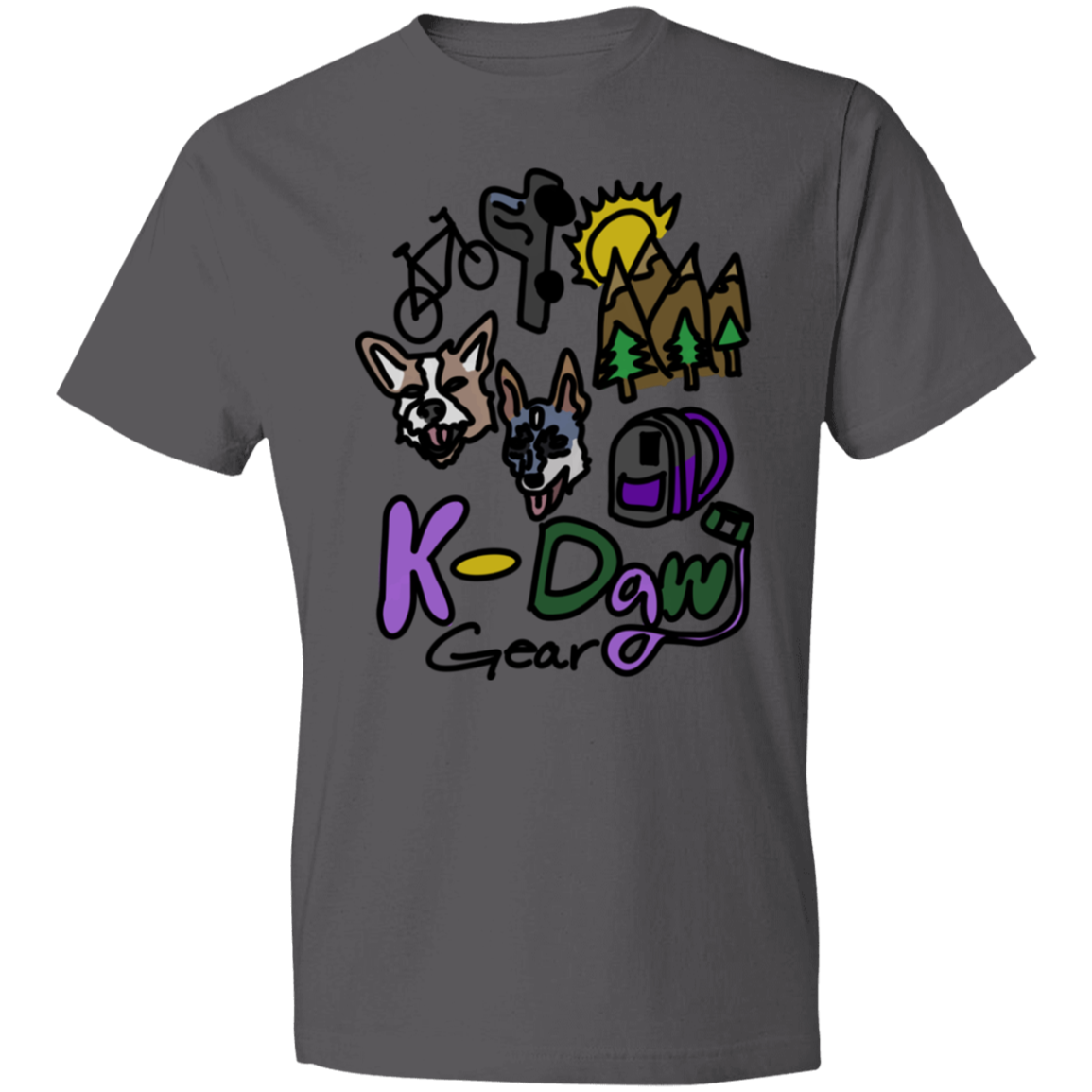 K-Dawg Gear Logo Lightweight T-Shirt 4.5 oz