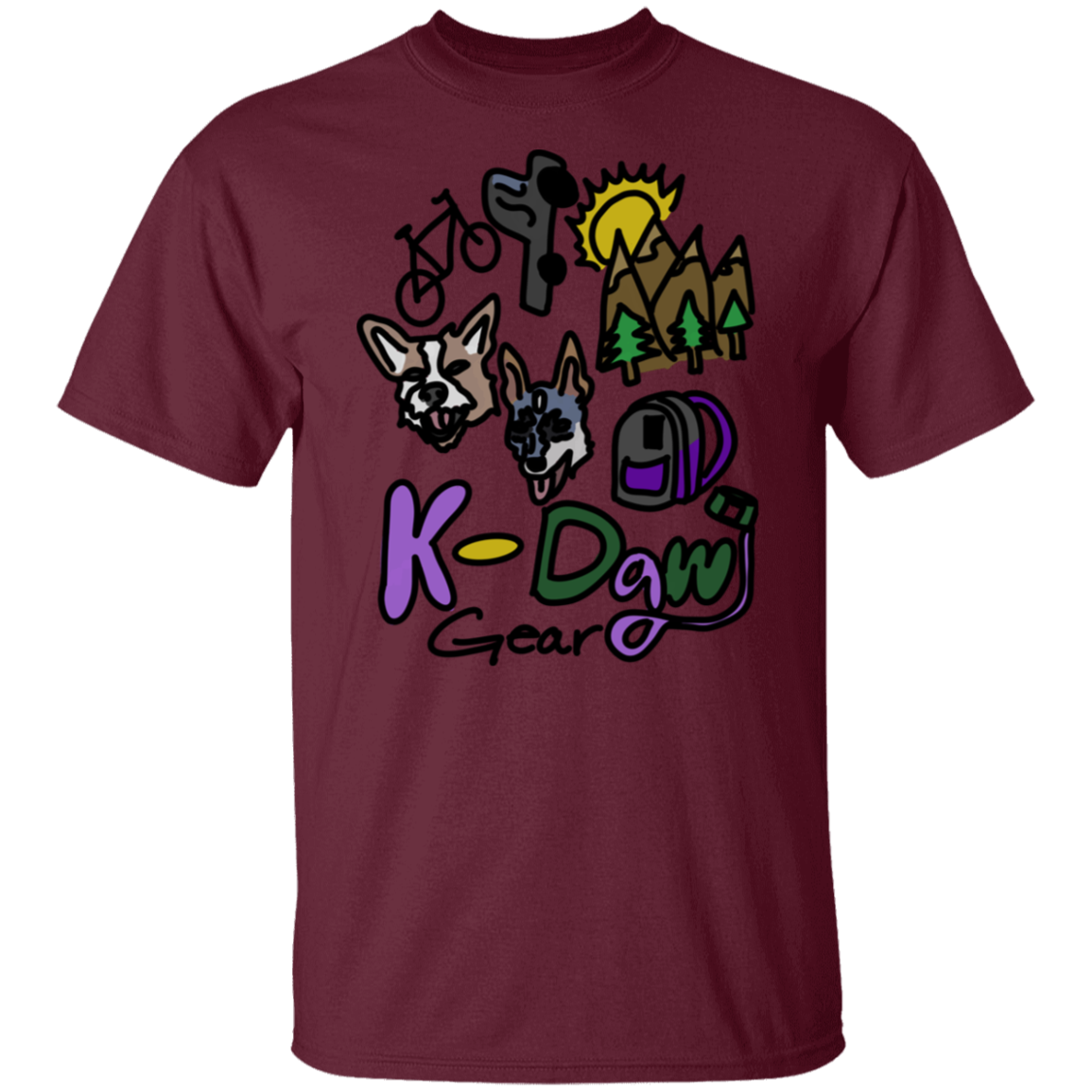 K-Dawg Gear Logo 5.3 oz. T-Shirt