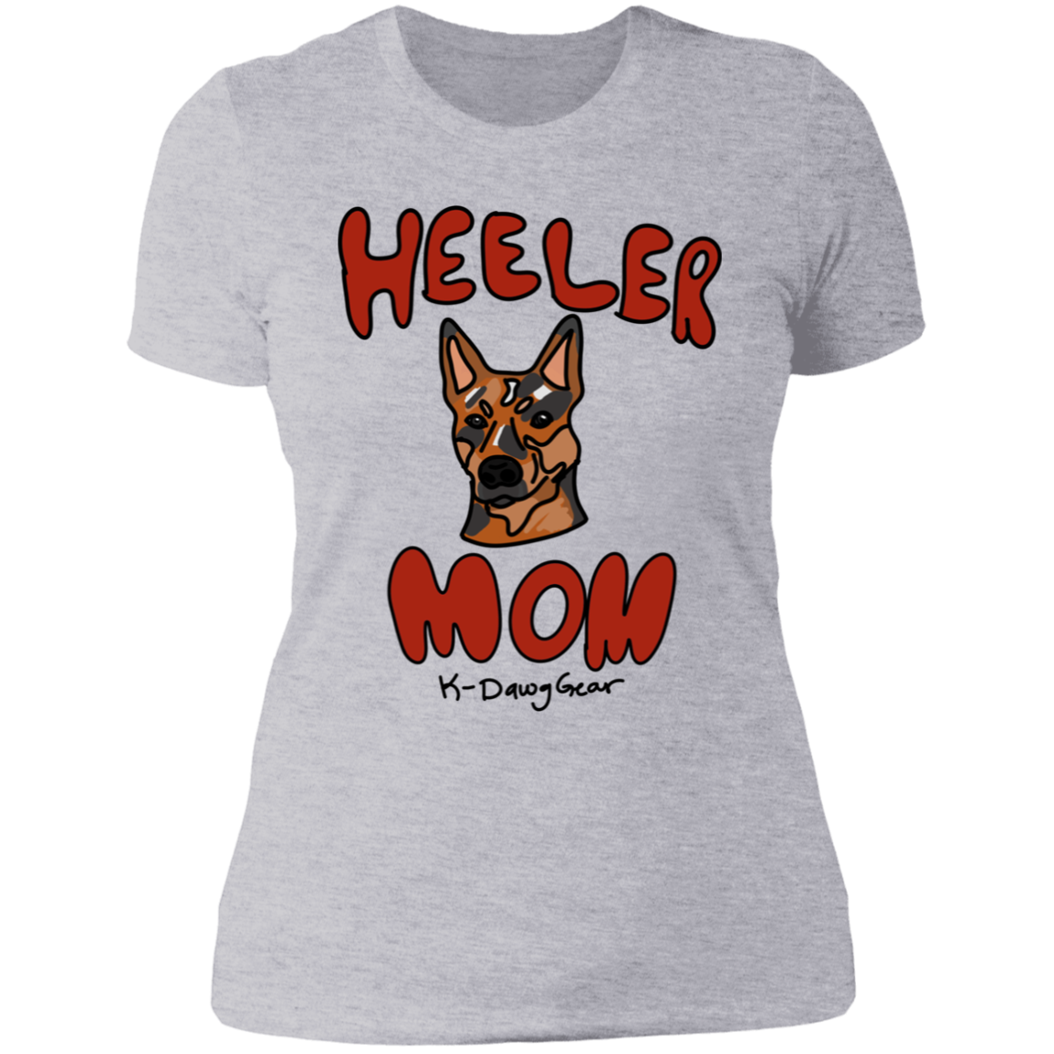 Red Heeler Ladies' Boyfriend T-Shirt