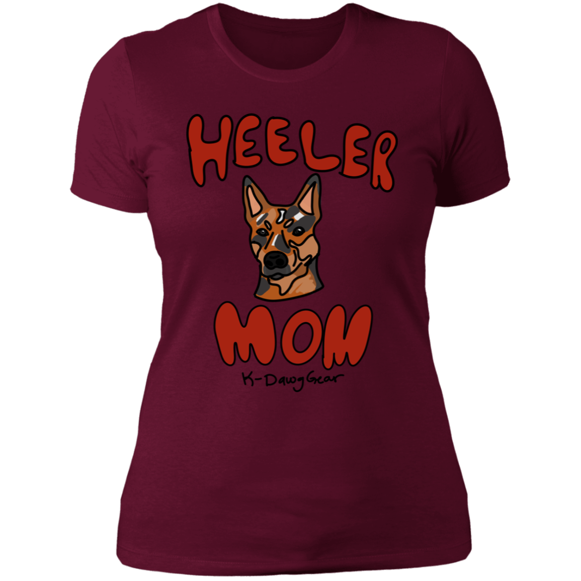 Red Heeler Ladies' Boyfriend T-Shirt