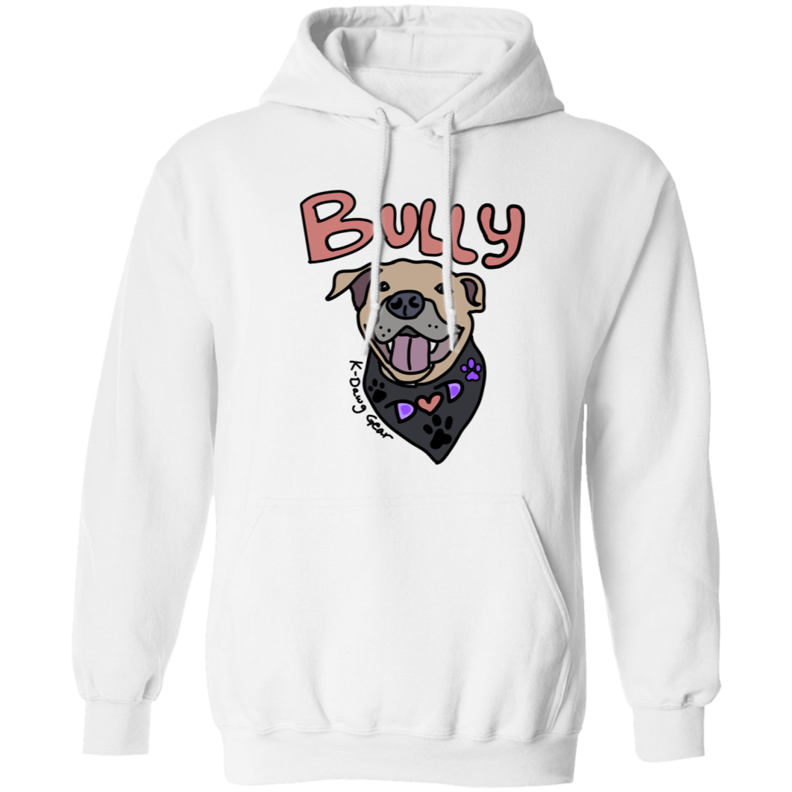 Bully Dog Dad - Pullover Hoodie 8 oz (Closeout)