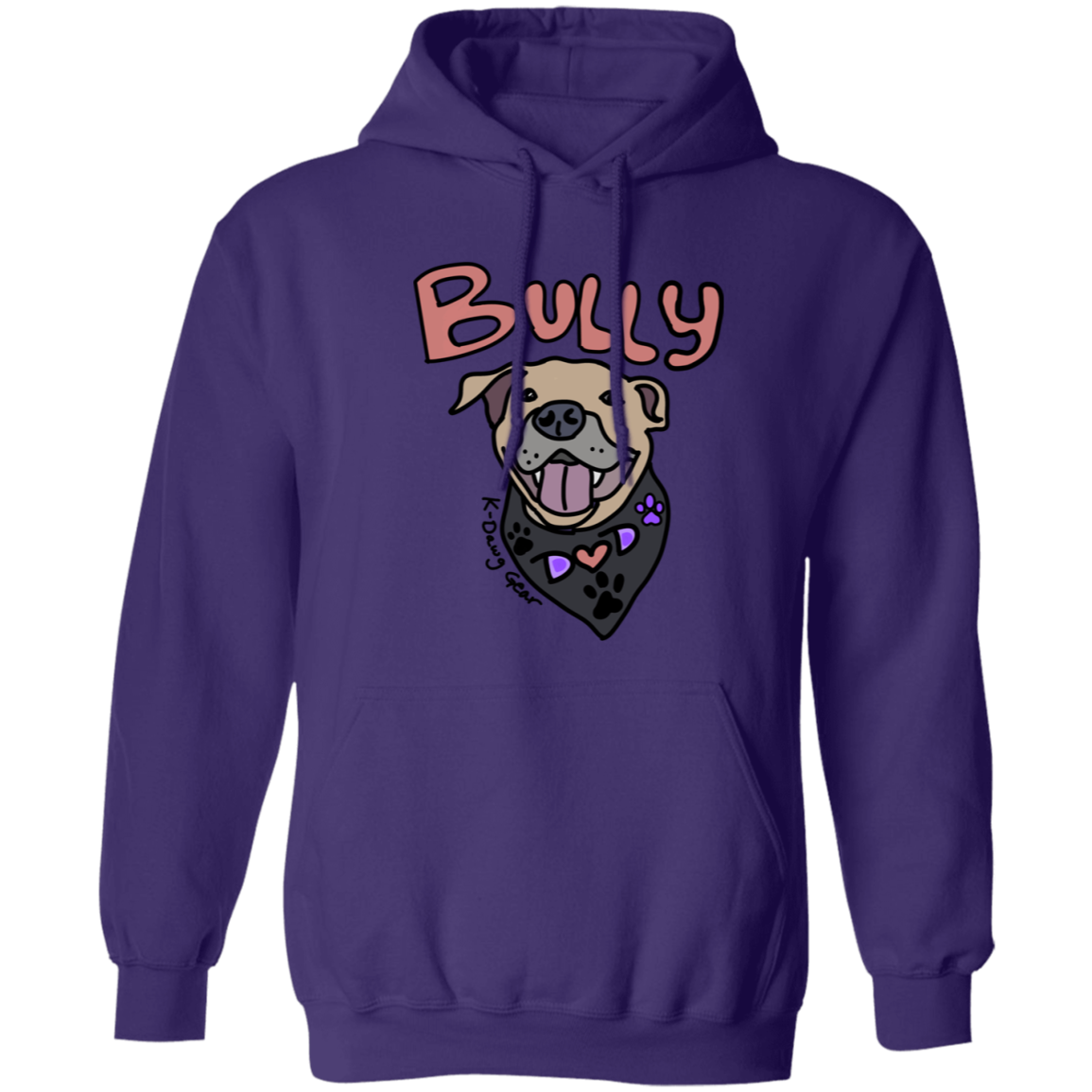 Bully Dog Dad - Pullover Hoodie 8 oz (Closeout)