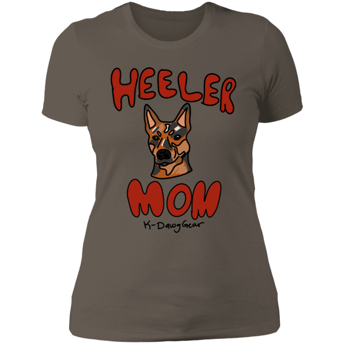 Red Heeler Ladies' Boyfriend T-Shirt