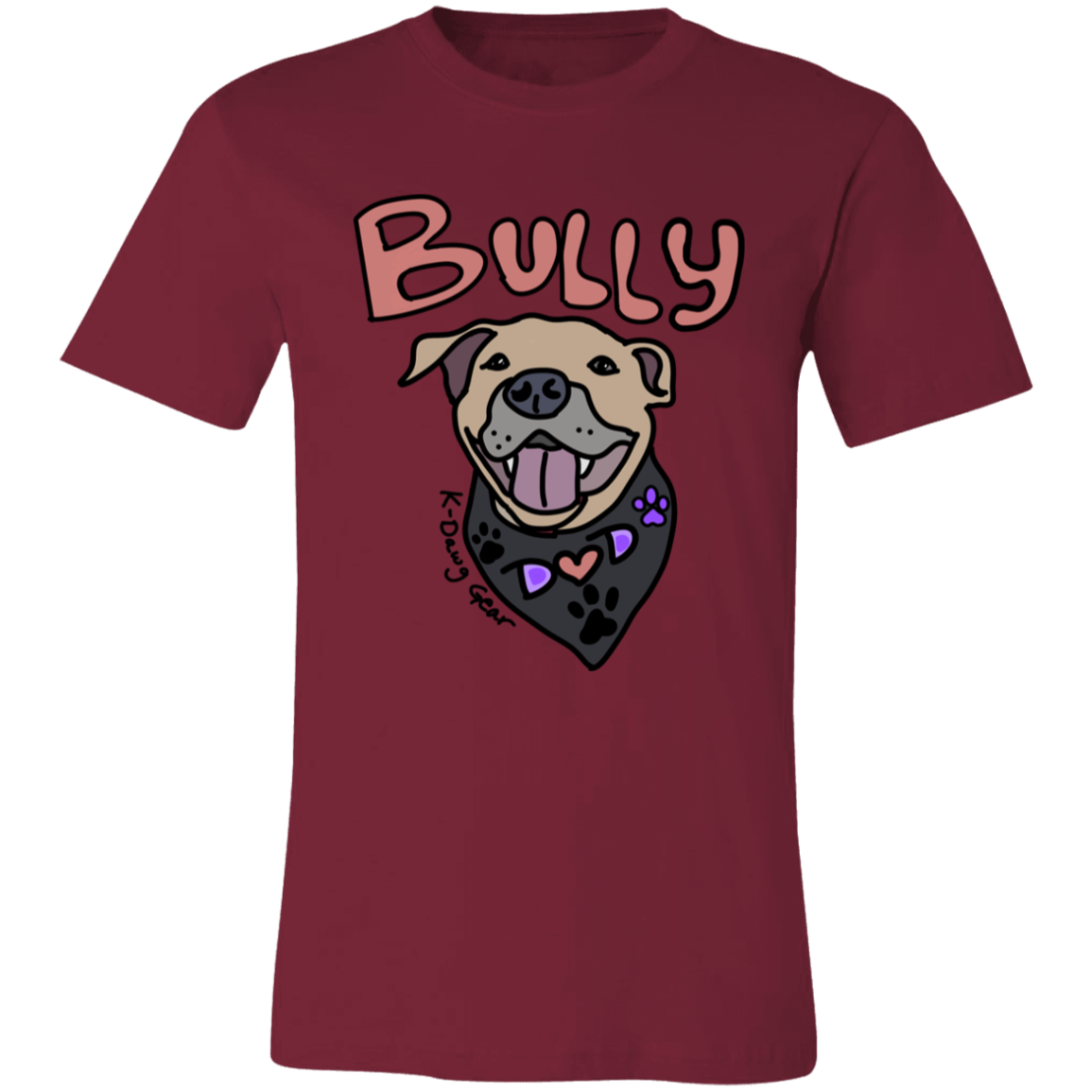 Bully Dog Dad Unisex Jersey Short-Sleeve T-Shirt