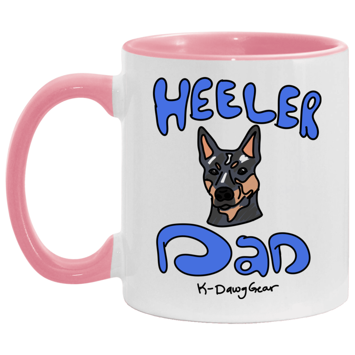 Blue Heeler Dog Dad 11 oz. Accent Mug