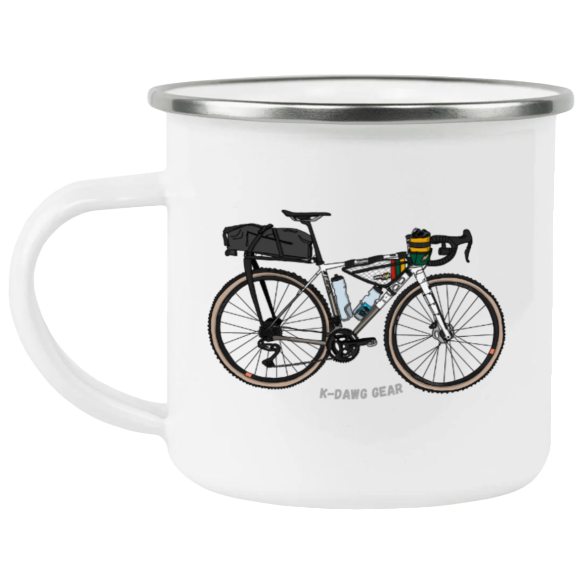 Gravel Cyclist Camping Mug