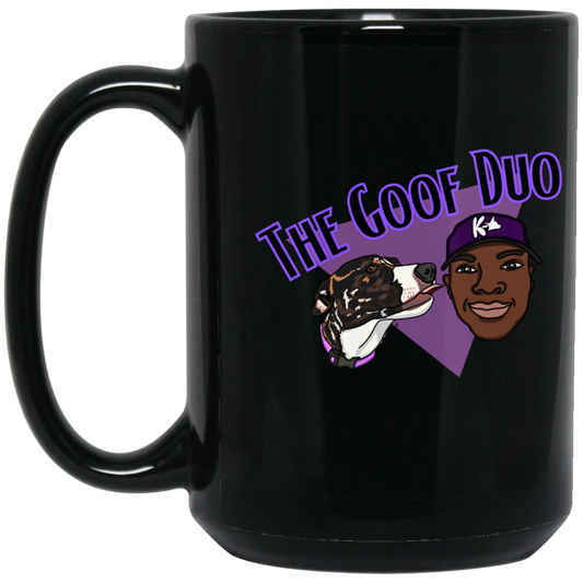 The Goof Duo - Draw My Dawg - 15 oz. Black Mug