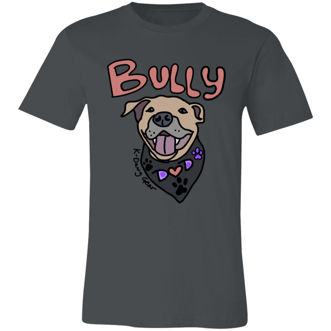 Bully Dog Dad Unisex Jersey Short-Sleeve T-Shirt