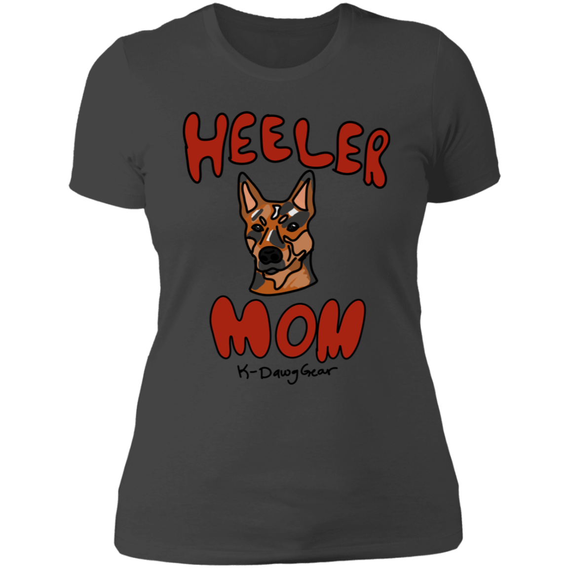 Red Heeler Ladies' Boyfriend T-Shirt