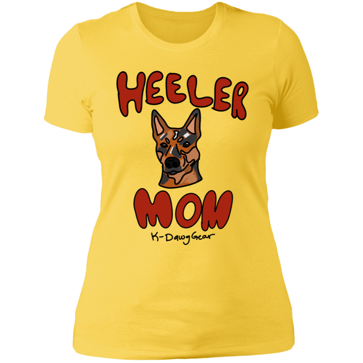 Red Heeler Ladies' Boyfriend T-Shirt