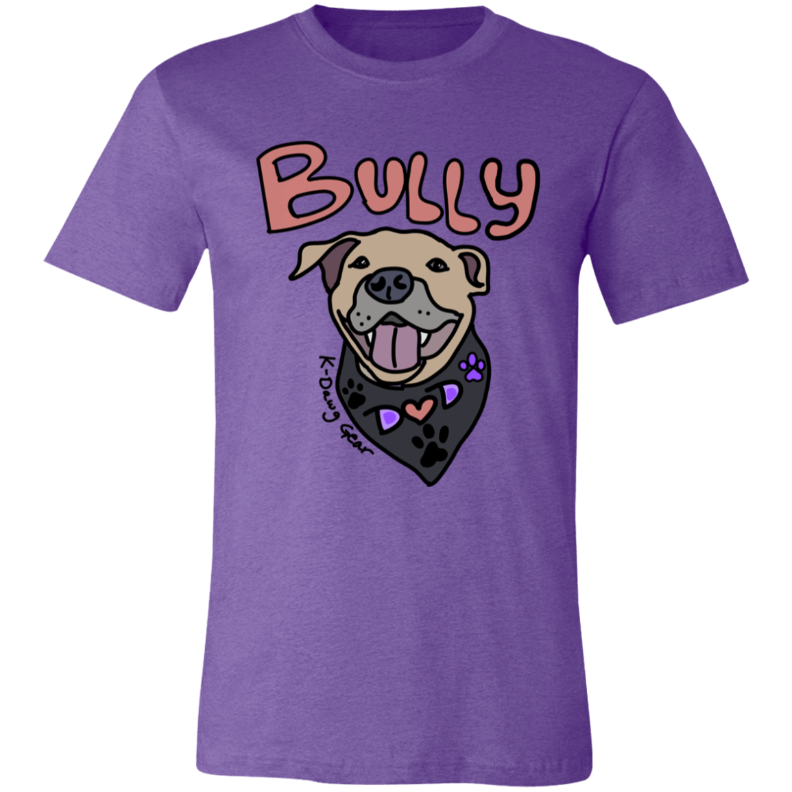 Bully Dog Dad Unisex Jersey Short-Sleeve T-Shirt